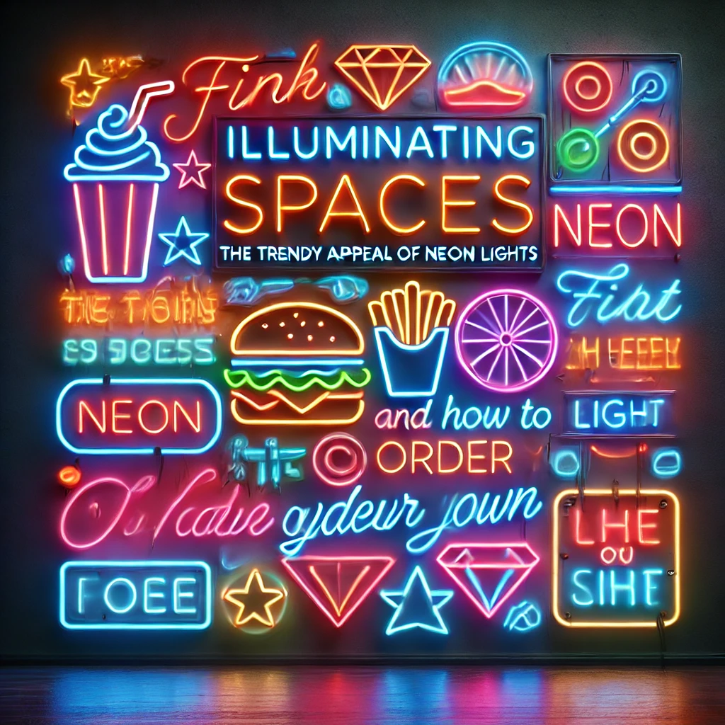 The Trendy Appeal of Neon Lights and How to Order Your Own